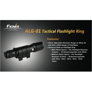 NOUVEAU LAMPE de POCHE Rail Mount ALG-01