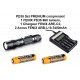 PD35 set prenium comprenant 1 Lampe PD35 960 lumens, 1 Chargeur Fenix ARE-C2, 2 Accus FENIX ARB-L18 3400mAh