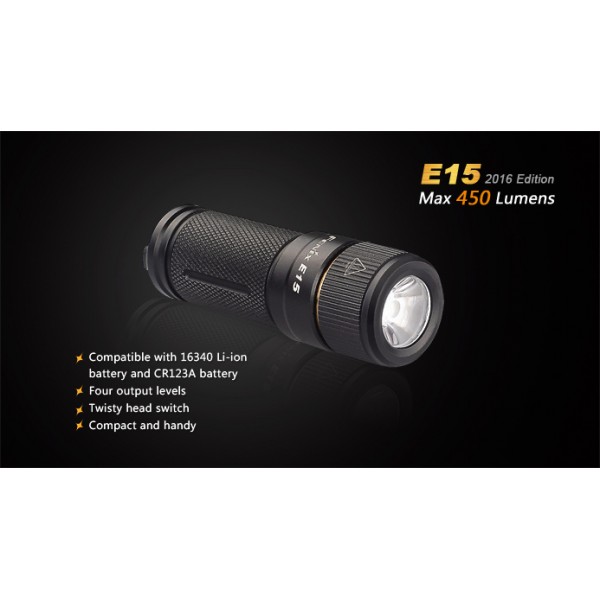 Fenix E15 450 lumens Edition 2016