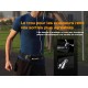 AFB-10 - Sac banane de sport imperméable noir