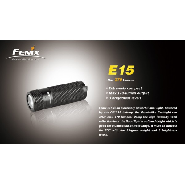 Fenix E15 170 lumens