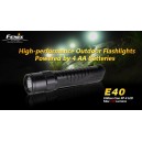 Fenix E40 - 220 lumens